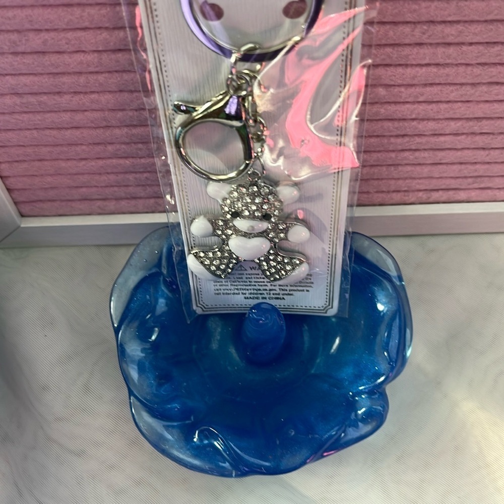 Pick (1) Bear Keychain and Handmade Ring Holder - Picture 3 of 6
